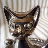 Chat vintage porte bagues