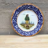 HB Henriot Quimper plate with Breton