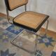 Chaise Cesca B32 noire d'après Marcel Breuer, Italie