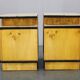 1950s Pair of  Bedside Tables /Night stands in Birch Finish, Czechoslovakia