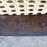 Piano stool by Thonet 1910, perfect caning