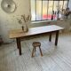 Walnut farmhouse table 2.10m from the 50s
