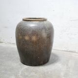 Jarre vintage en grès émaillé