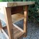 Solid wood table