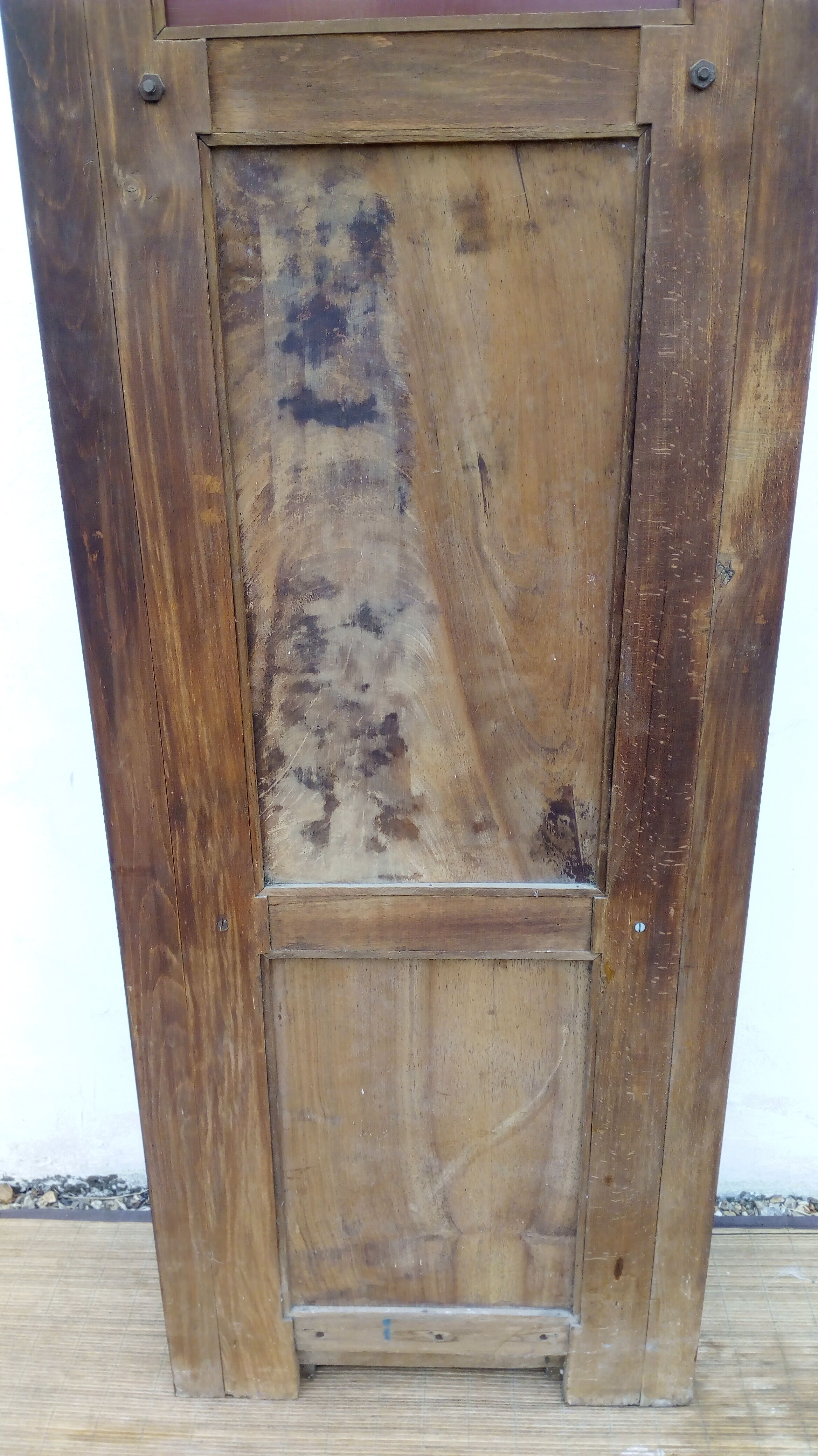 Locker room coat door