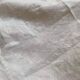 RG embroidered linen damask tablecloth late 19th century.