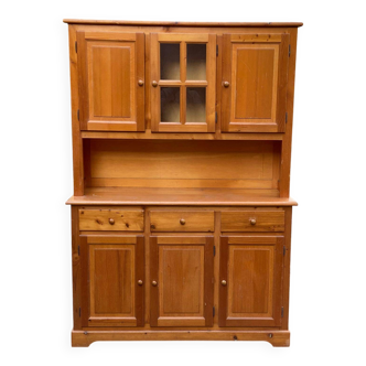 Scandinavian wardrobe in solid pine from the 1980s.