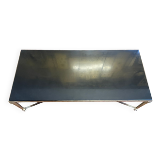 Brass and marble “Bagues” coffee table