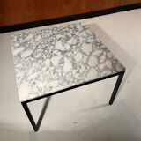 Vintage 1970s Calacatta marble coffee table