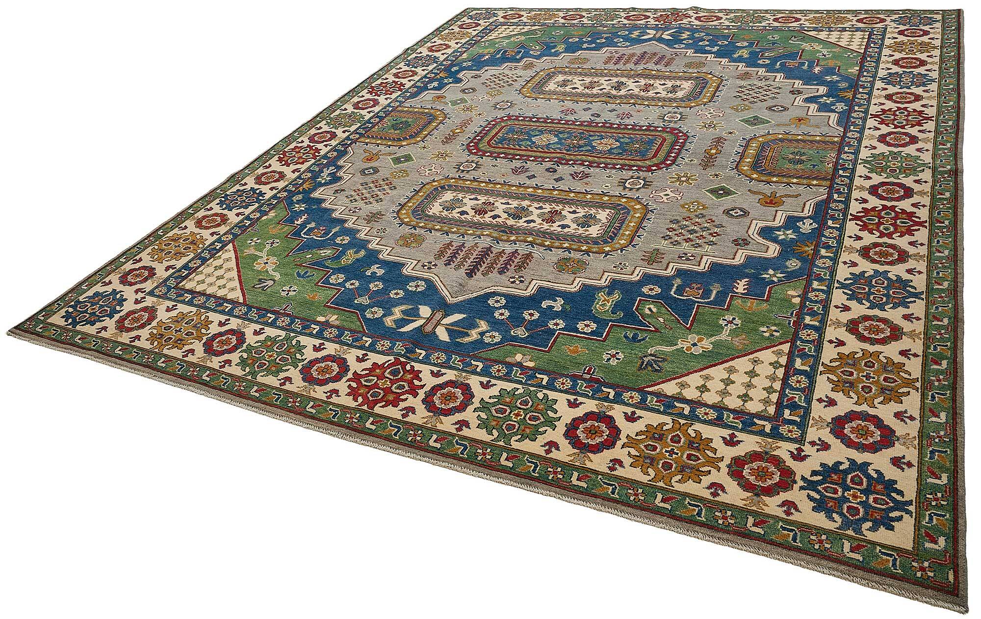 Turkish Handknotted Wool Oushak Rug 273 cm x 364 cm
