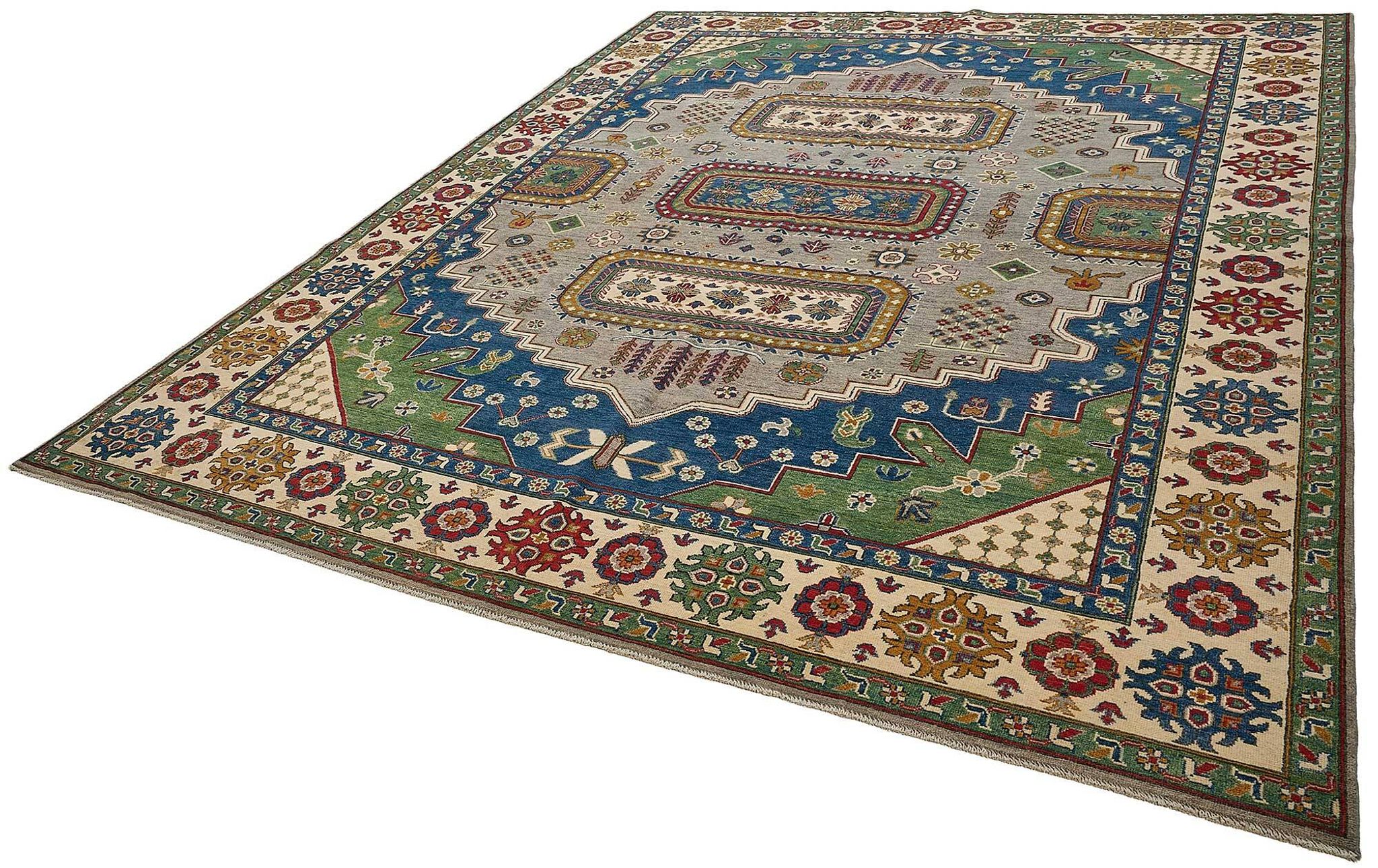 Turkish Handknotted Wool Oushak Rug 273 cm x 364 cm