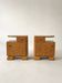 Art Deco bird’s-eye maple nightstands, France, 1930s