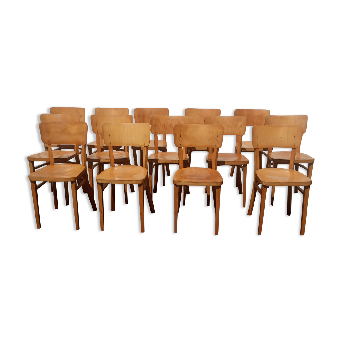 14 bistro chairs Thonet
