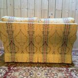 Canapé de style anglais en soie - damas