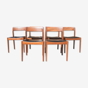 Série de 6 chaises danoises Møbelfabrik