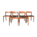 Series of 6 Danish chairs Møbelfabrik
