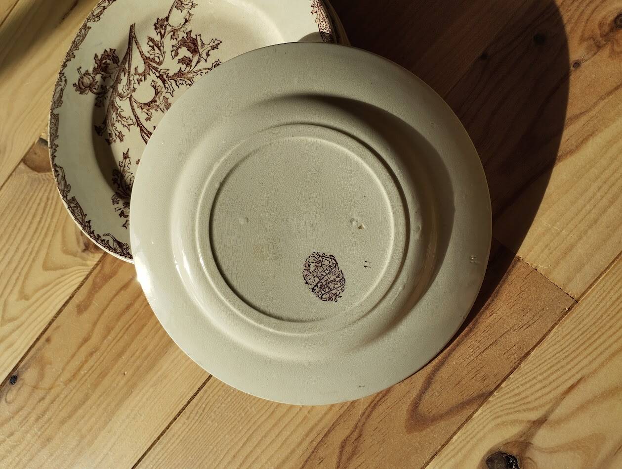 Datura plates iron earth