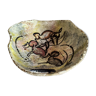 Corbeille céramique rupestre de Vallauris 1950