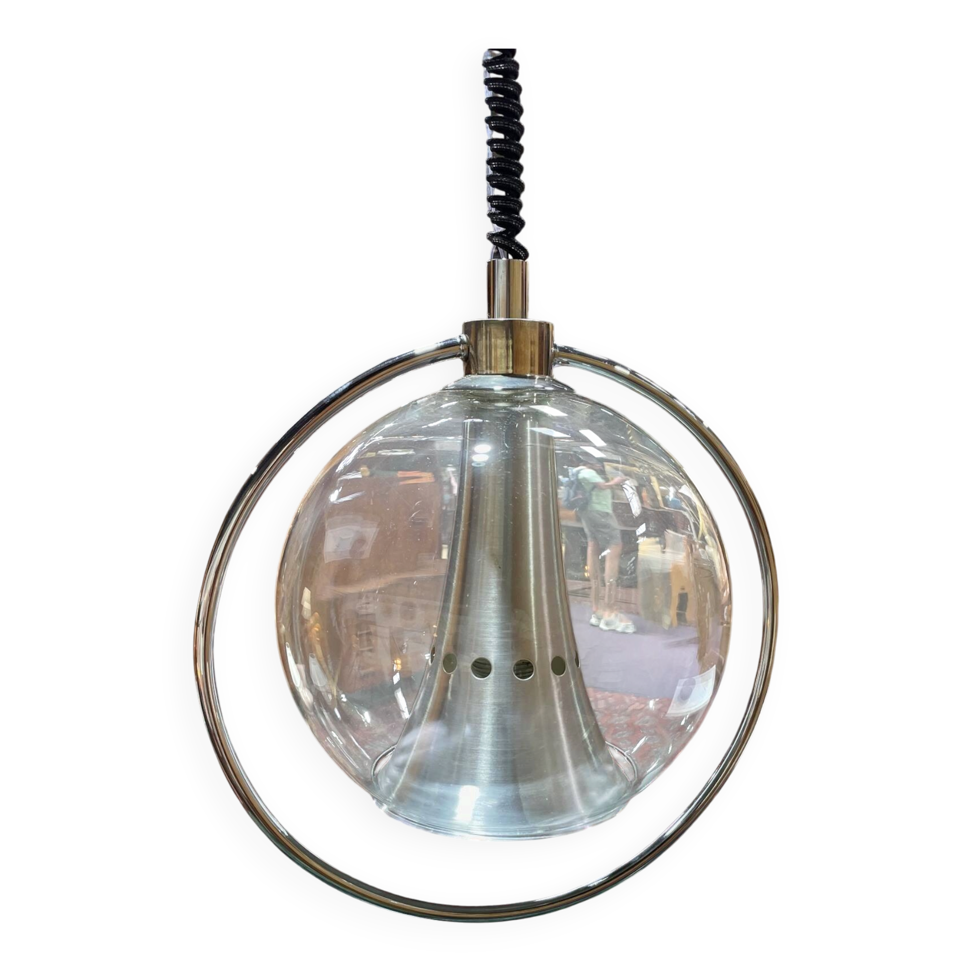 Vintage suspension design from the 1970s.