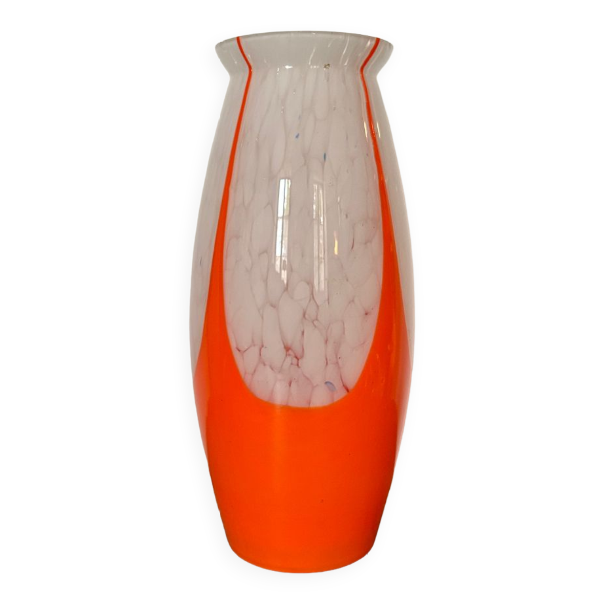 Art Deco glass vase from Clichy
