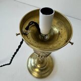 Old vintage brass table lamp
