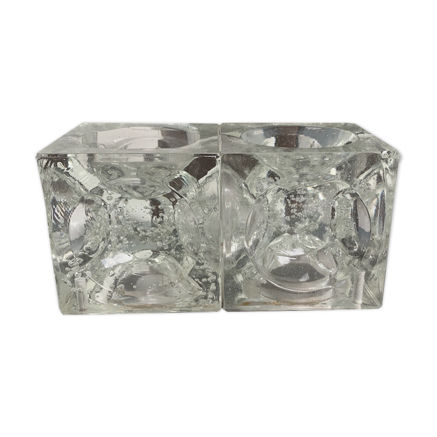 Glass wall lamp 1970