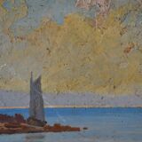 View of martigues mid-twentieth century