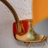 1960s Scandinavian Two-Arm Wall Lamp in Metal