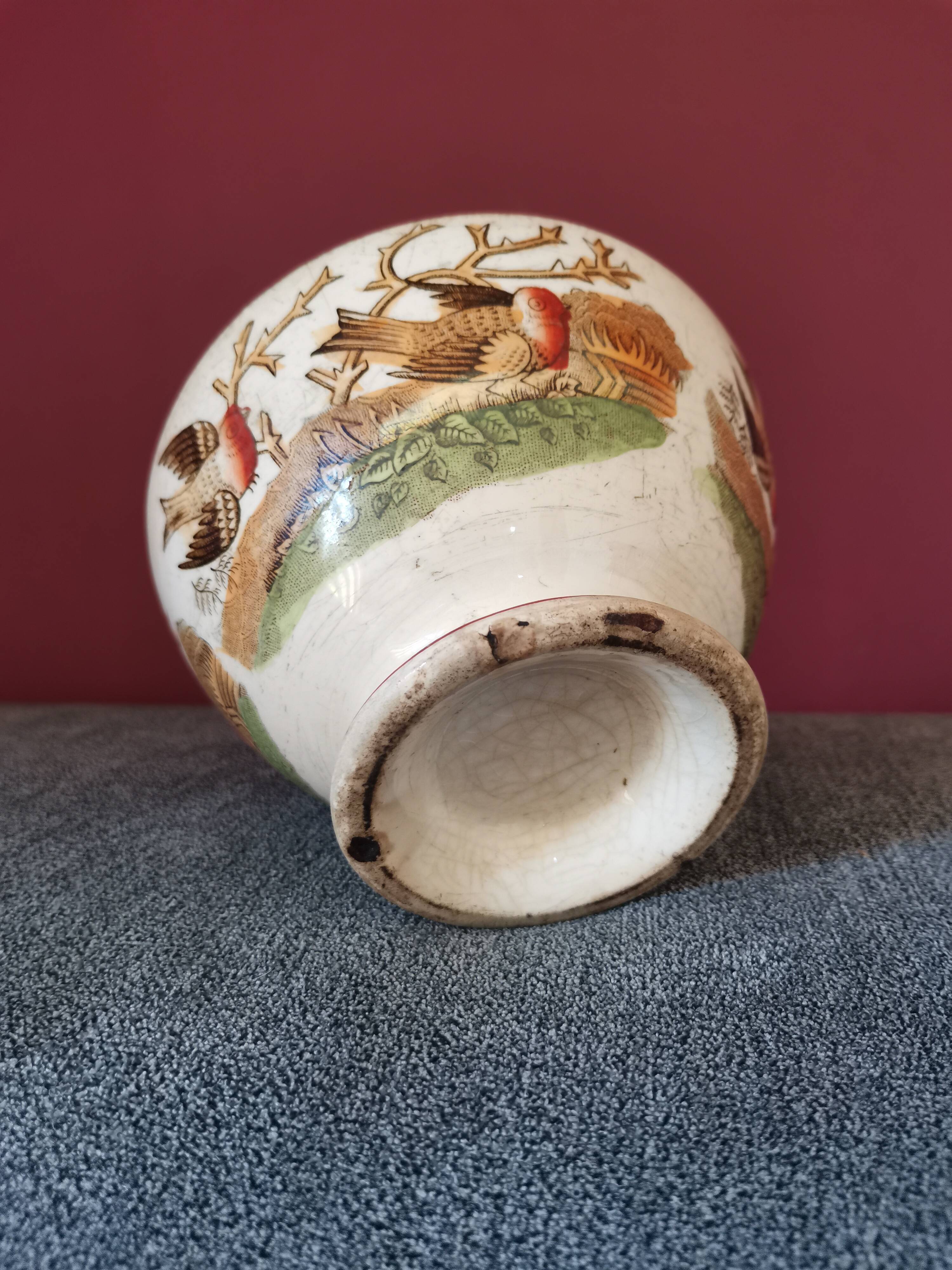 Old bowl Birds