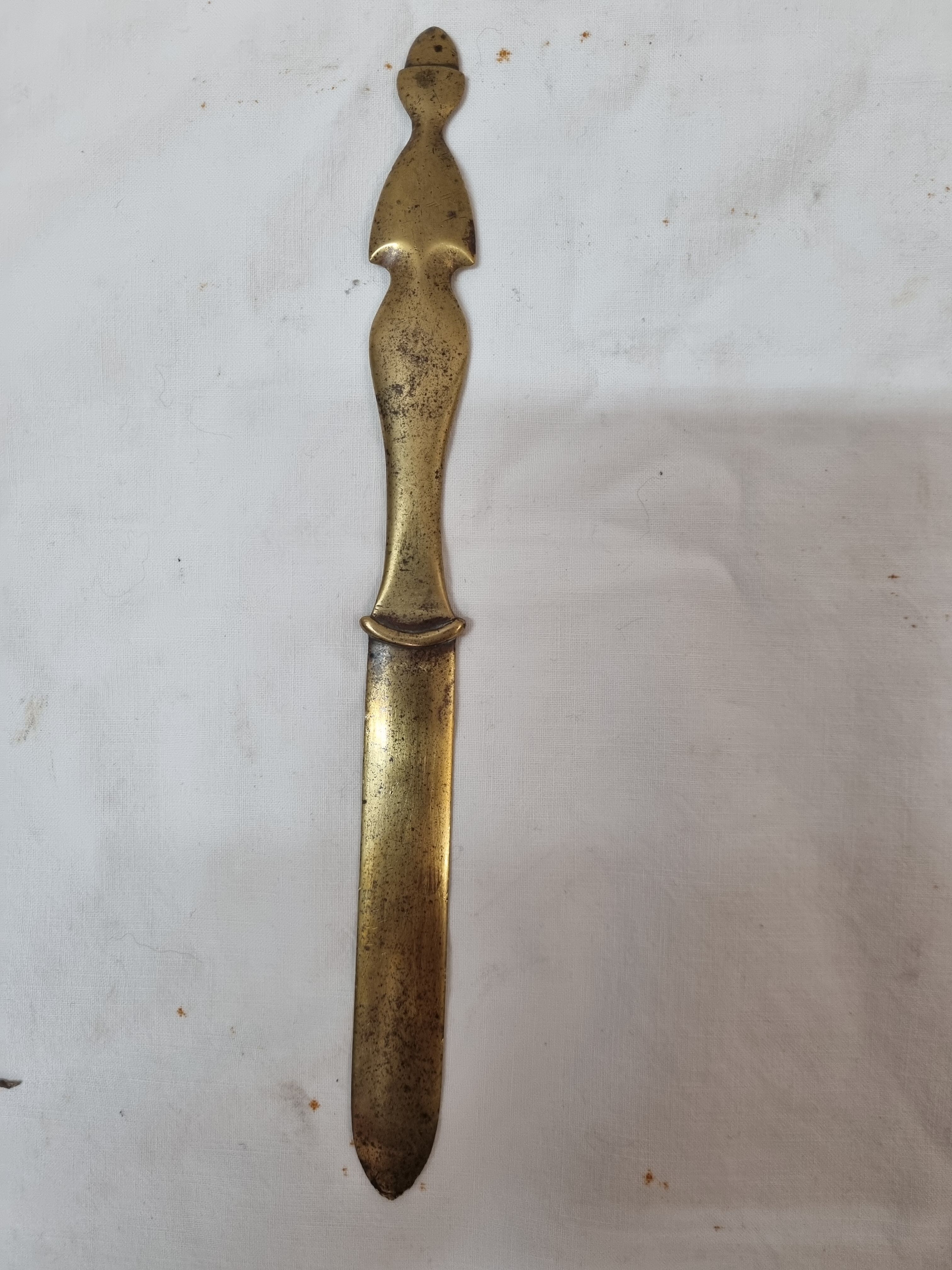 Early XXth century bronze paper cutter