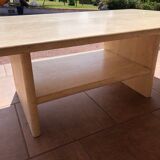 Coffee table in travertine