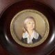 Miniature signed Hil hand painted mid-20th century Prince Adolphe