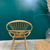 Children's rattan chair