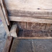 Table de ferme basse
