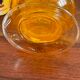Orange Biot glass photophore