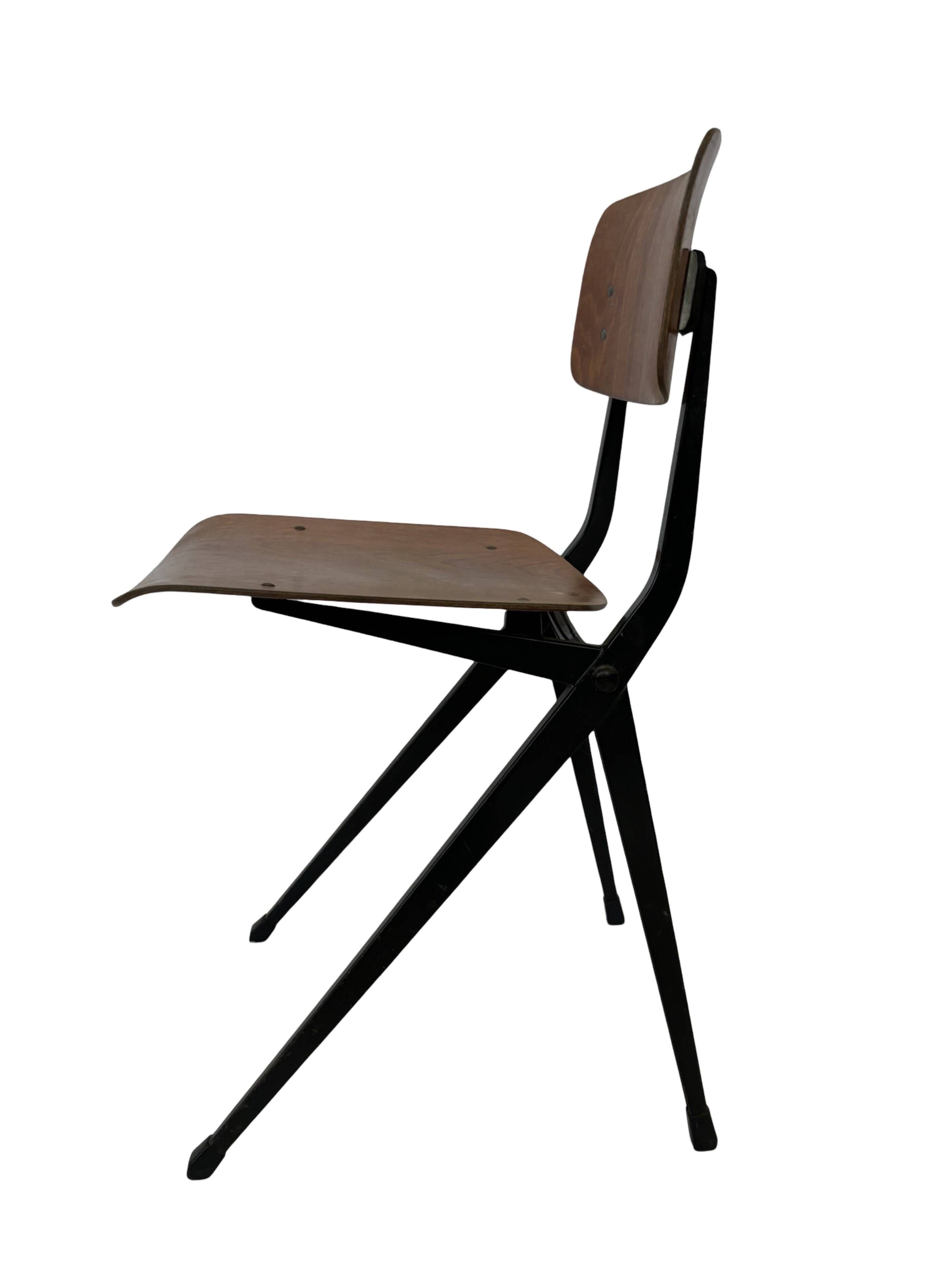Mid Century Spin Chair 102 Ynske Kooistra for Marko Holland School chair