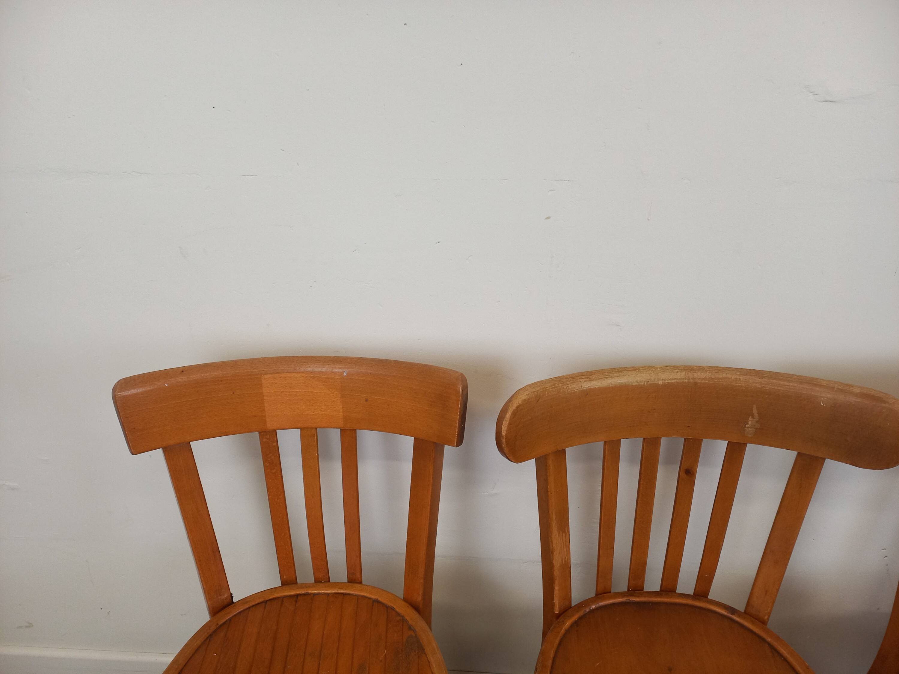 Chaises bistrot Baumann, set de 2 paire
