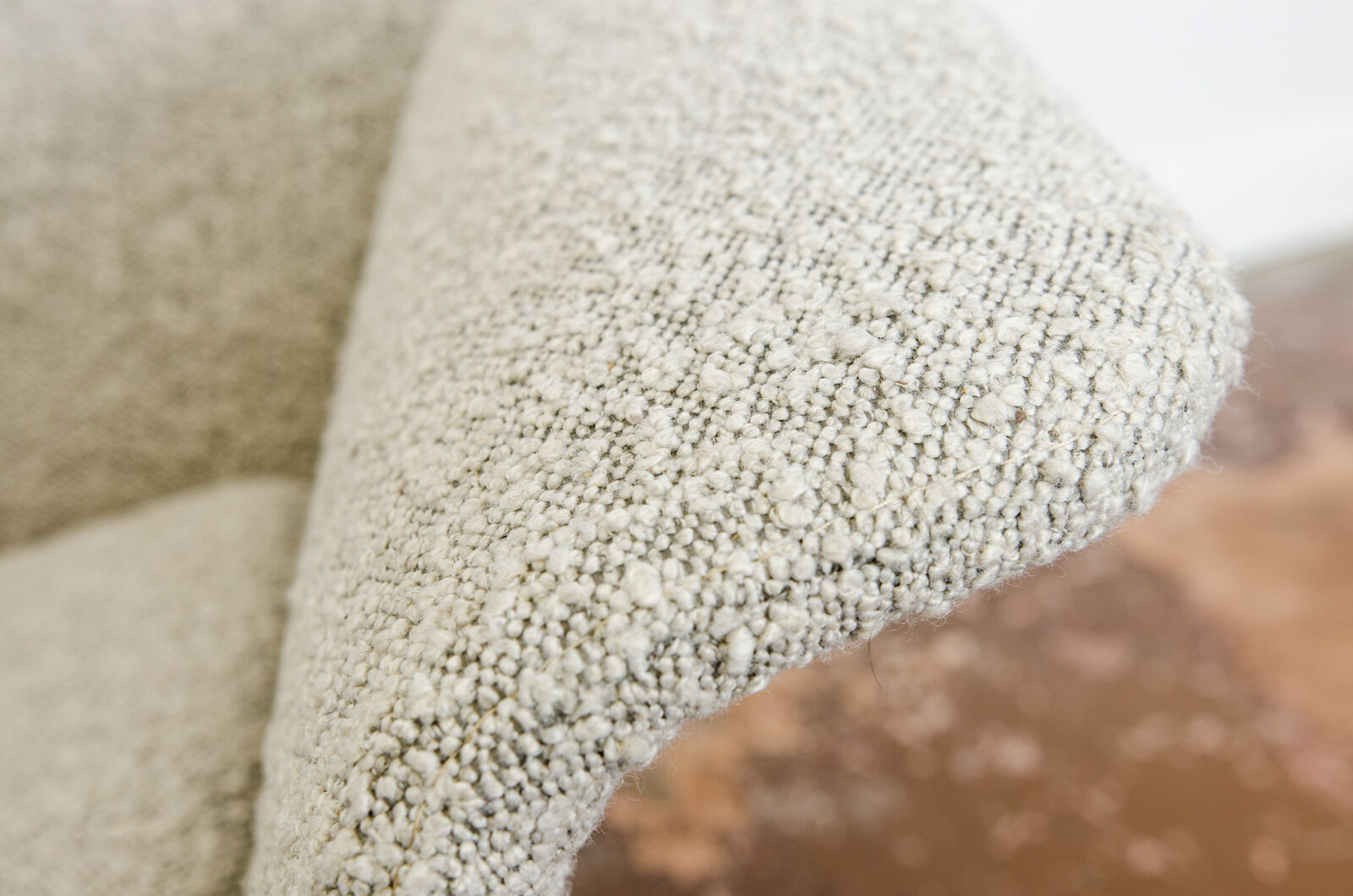 B7041 Armchair in Grey Boucle from Zakłady Przemysłu Meblarskiego Radomsko, 1970s