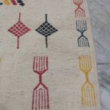 Traditional handmade carpet 112x72cm