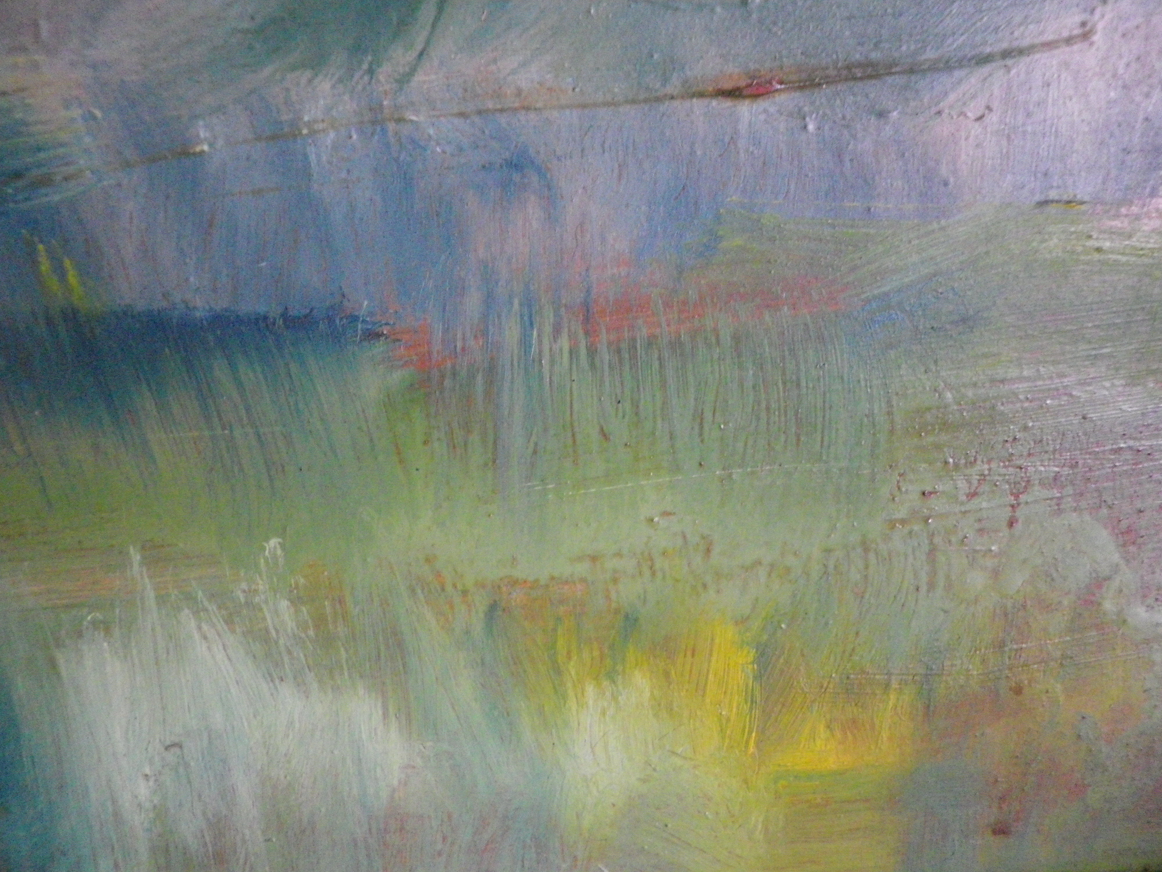 Painting "Plenitude" with framing, signed