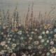 Original Swedish Oil on Canvas – “Flowers” – Signed – Dated 1995 – Vintage
