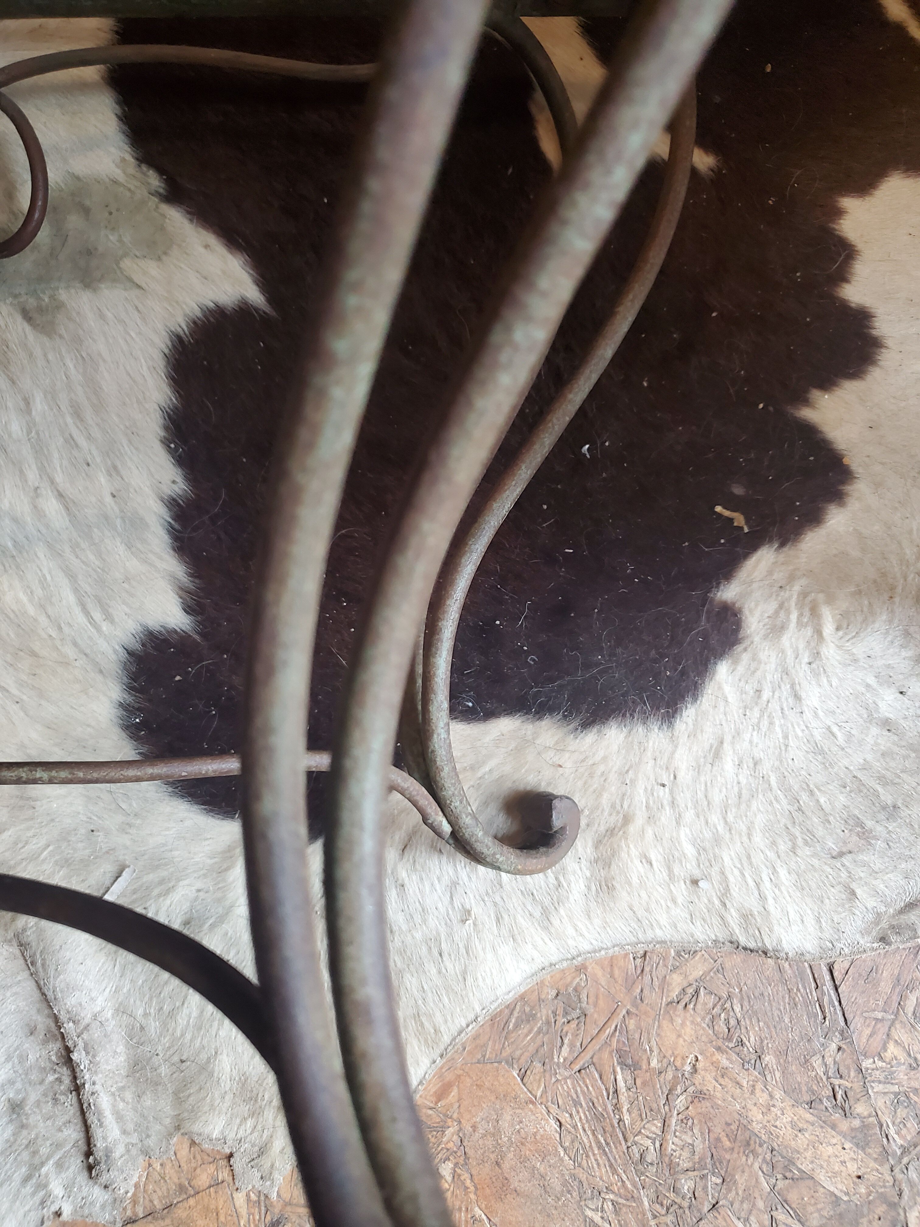 Table salon travertin