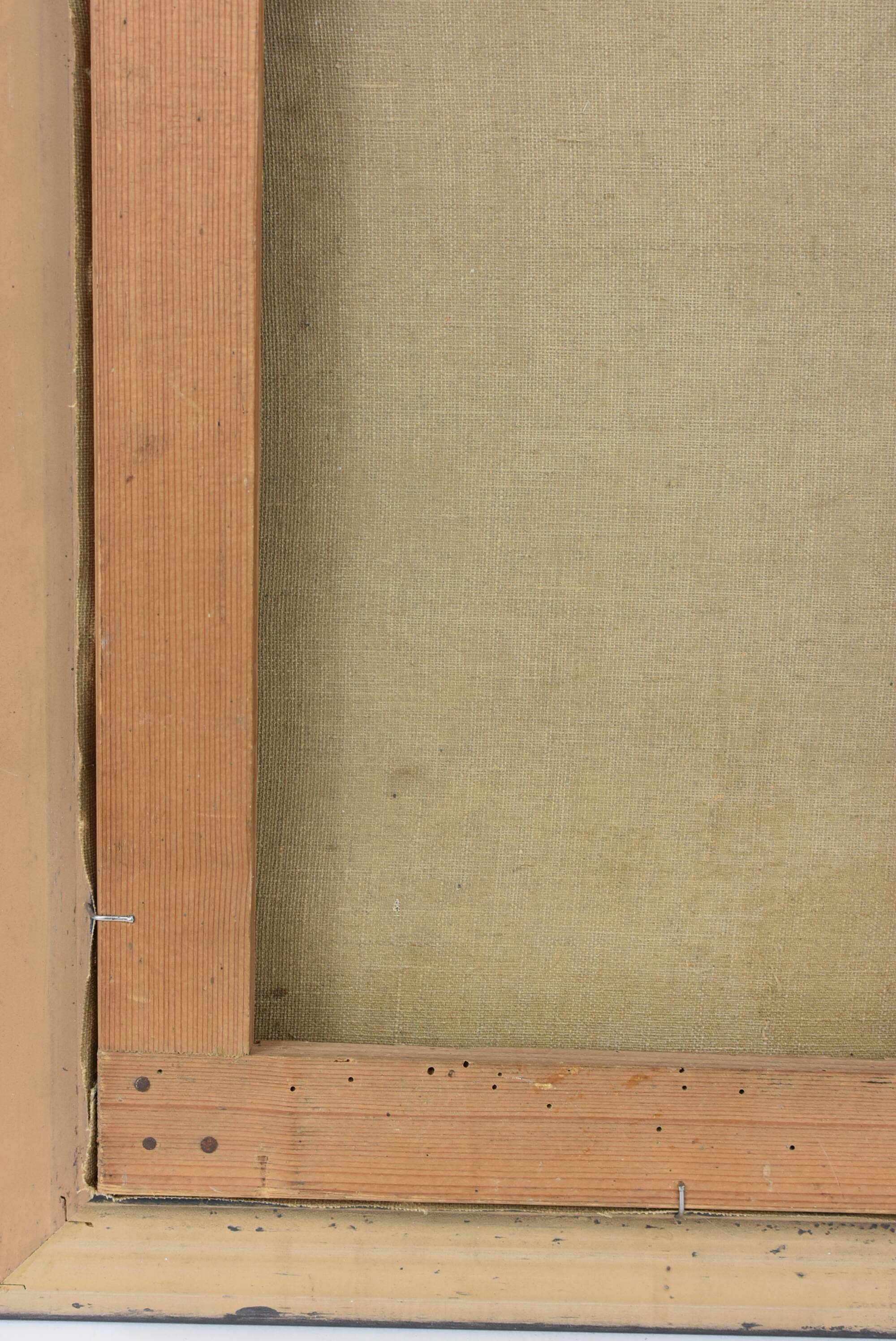 Oil on canvas seascape