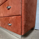 Alcantara chest of drawers