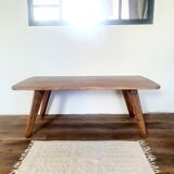 Solid wood coffee table