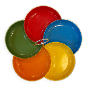 Plateau apéritif vintage - multicolore