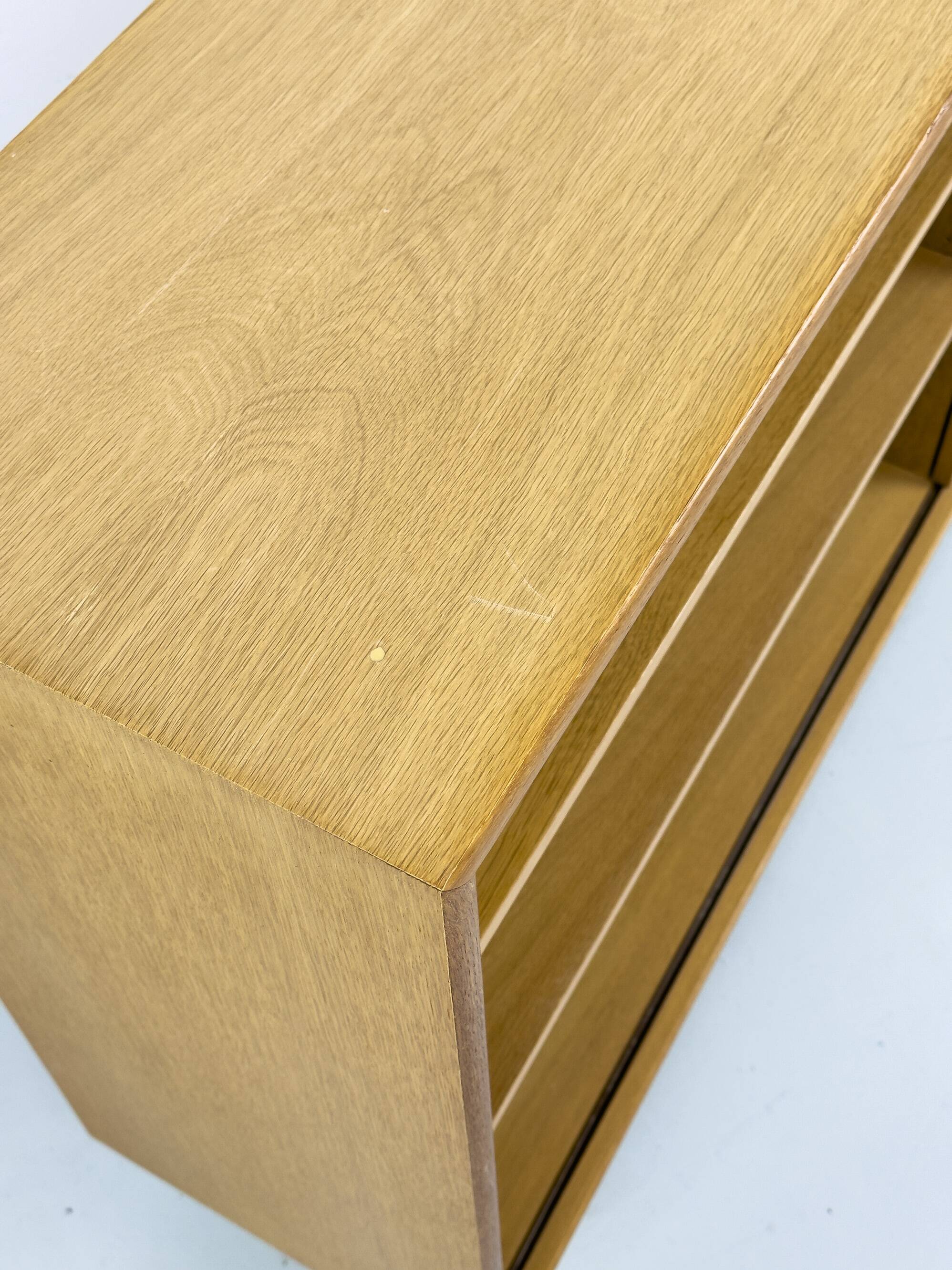 Oak Cabinet with One Sliding Door from WK Möbel, 1960s
