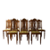 Set of 9 Renaissance Revival dining chairs, carved wood, Czechoslovakia, early 20th century