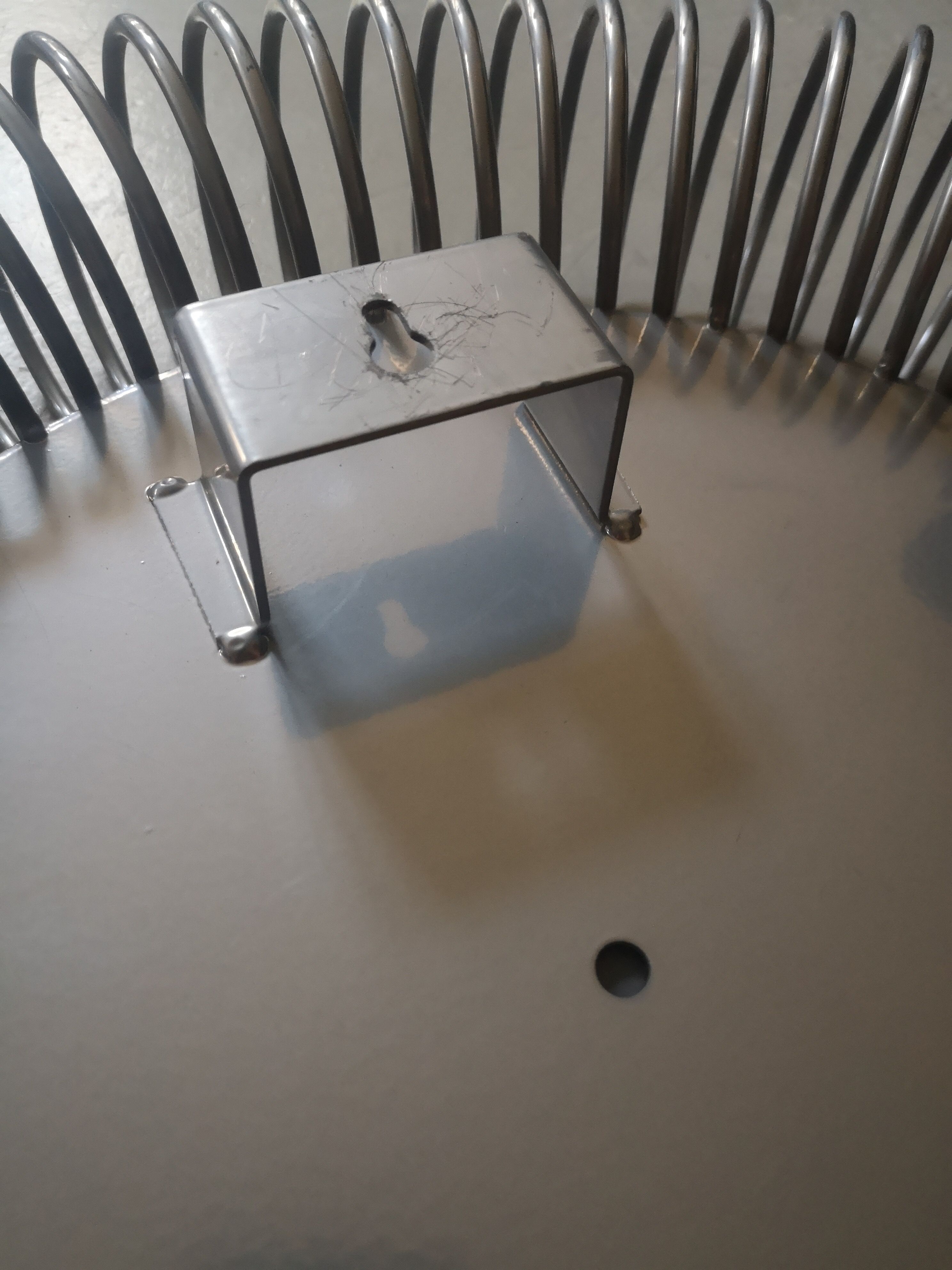 Round wall mirror Philippe Rogier, design 1970