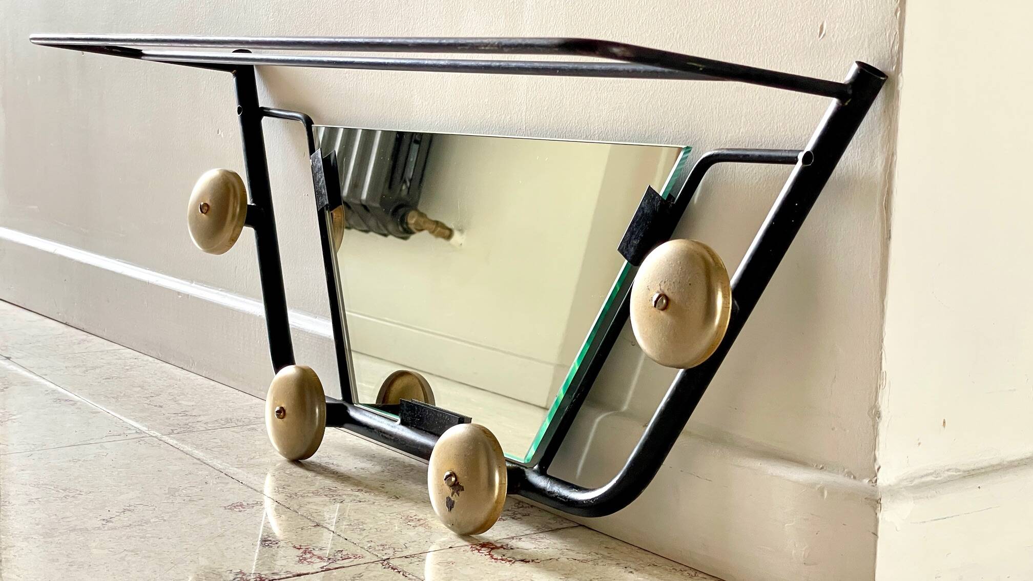 Vintage Steel Coat Rack from the 60s